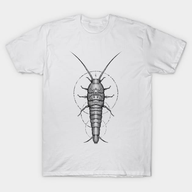 Silverfish Schematic T-Shirt by Zedekiel